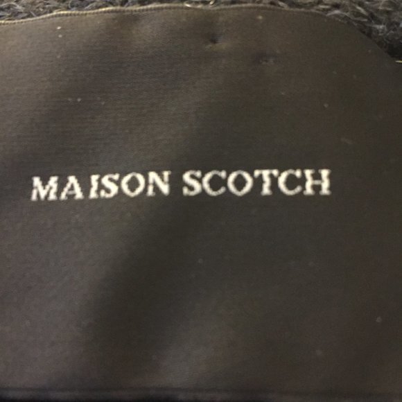 MAISON SCOTCH KNITTED WOOL BLEND SWEATER JACKETS SIZE 1 - Picture 6 of 6